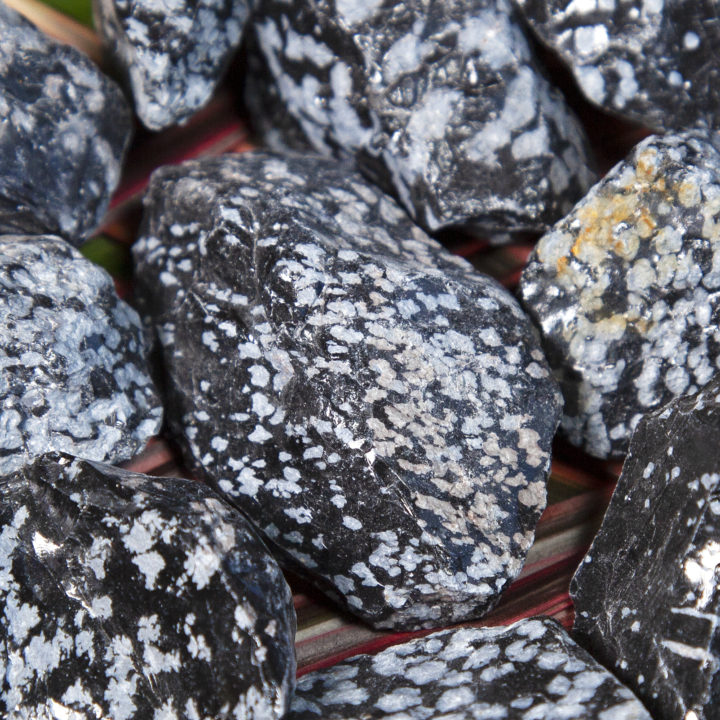 Natural Snowflake Obsidian