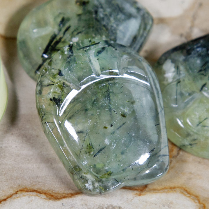 Prehnite with Epidote Cat Paws