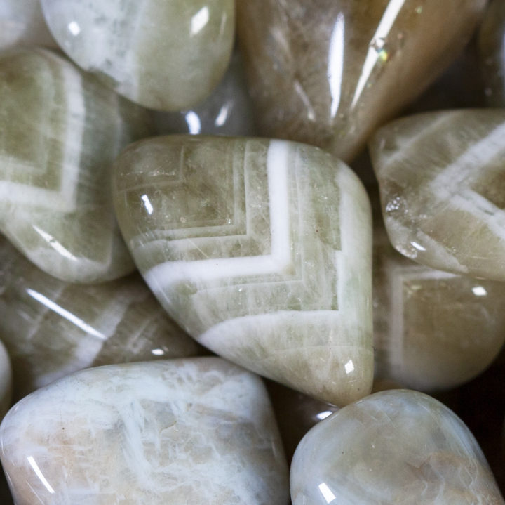 Tumbled Prasiolite