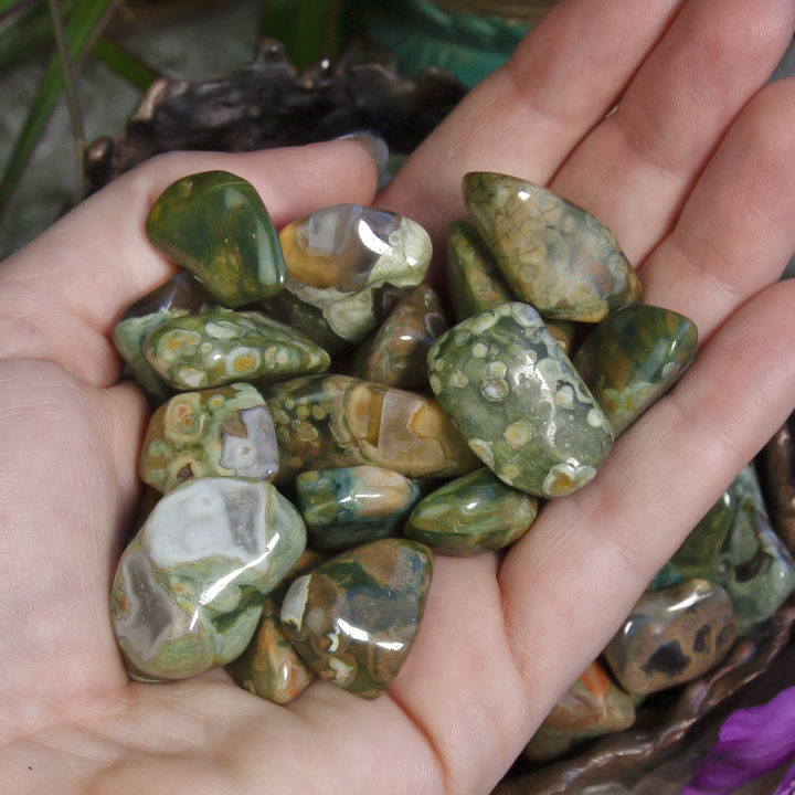 Tumbled Rainforest Jasper