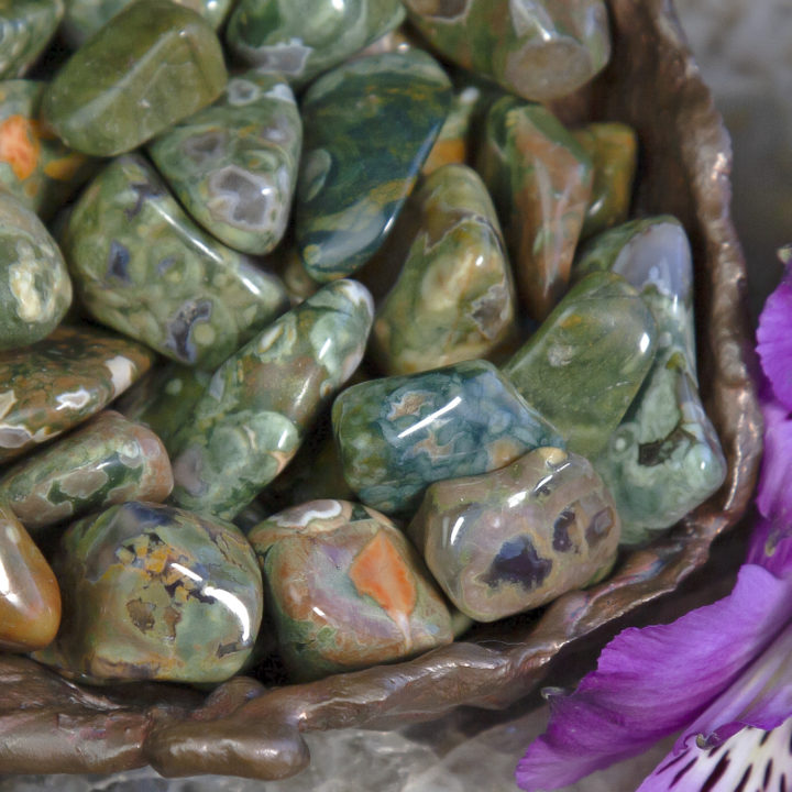 Tumbled Rainforest Jasper