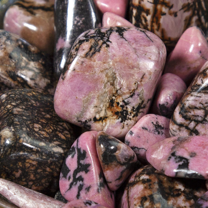 Tumbled Rhodonite