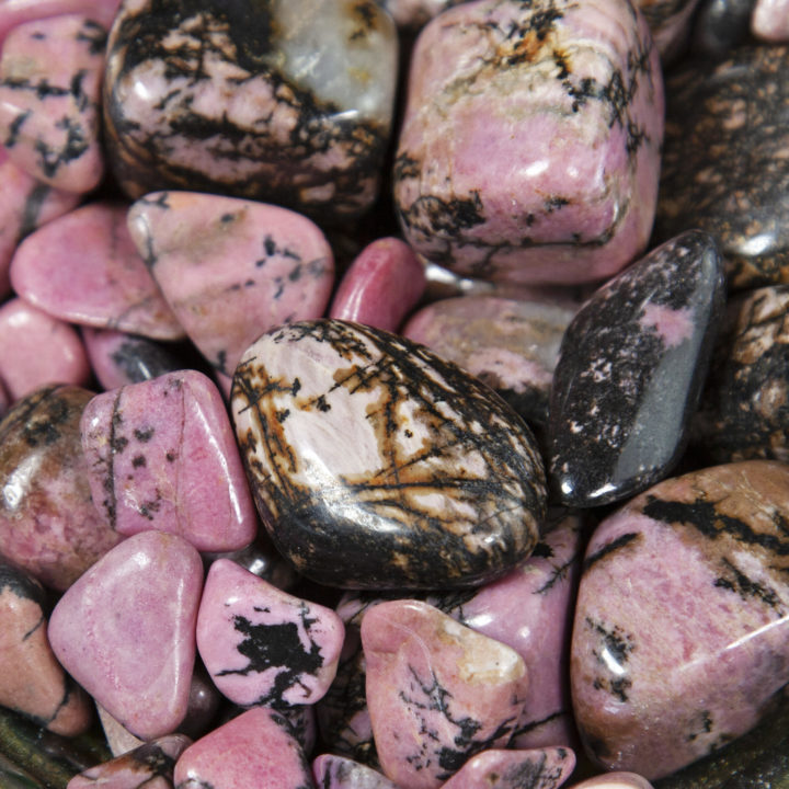 Tumbled Rhodonite