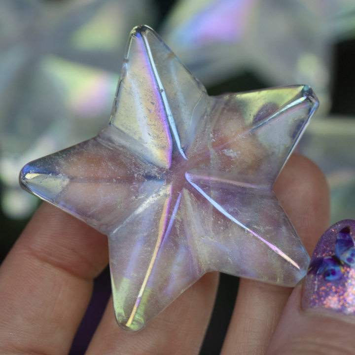 Cosmic Angel Aura Quartz Stars