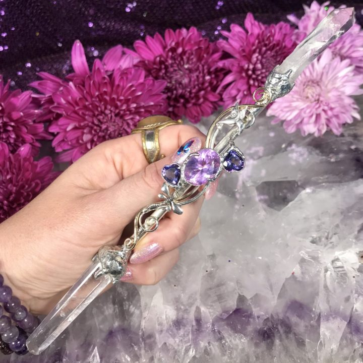 Hummingbird and Dragonfly Wand