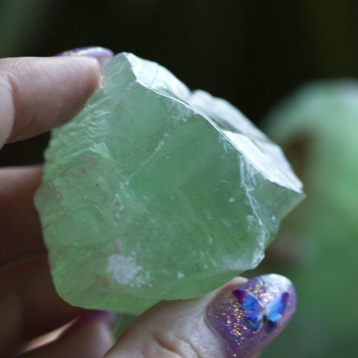 Large Natural Green Calcite