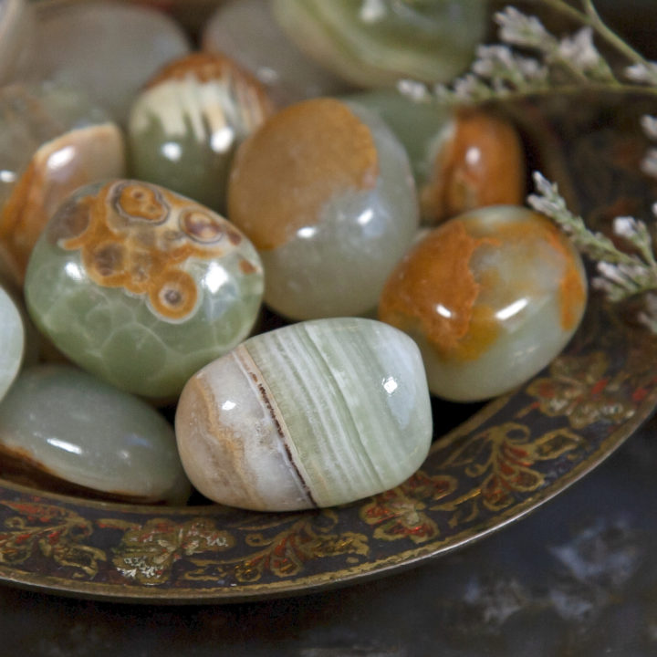 Tumbled Green Onyx