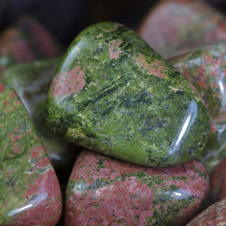 Tumbled Unakite Jasper