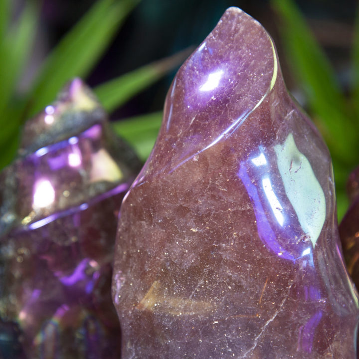 Aura Strawberry Quartz Flames