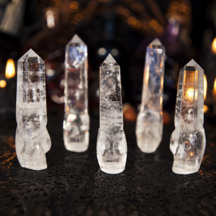 Clear Quartz Skullbelisks