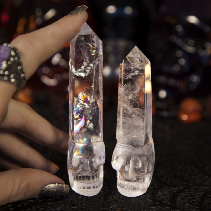 Clear Quartz Skullbelisks