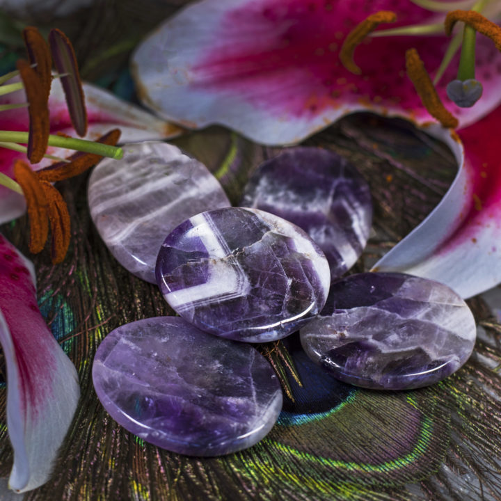 Dream Amethyst Worry Stones