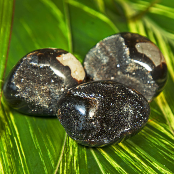 Druzy Septarian Meditation Stones