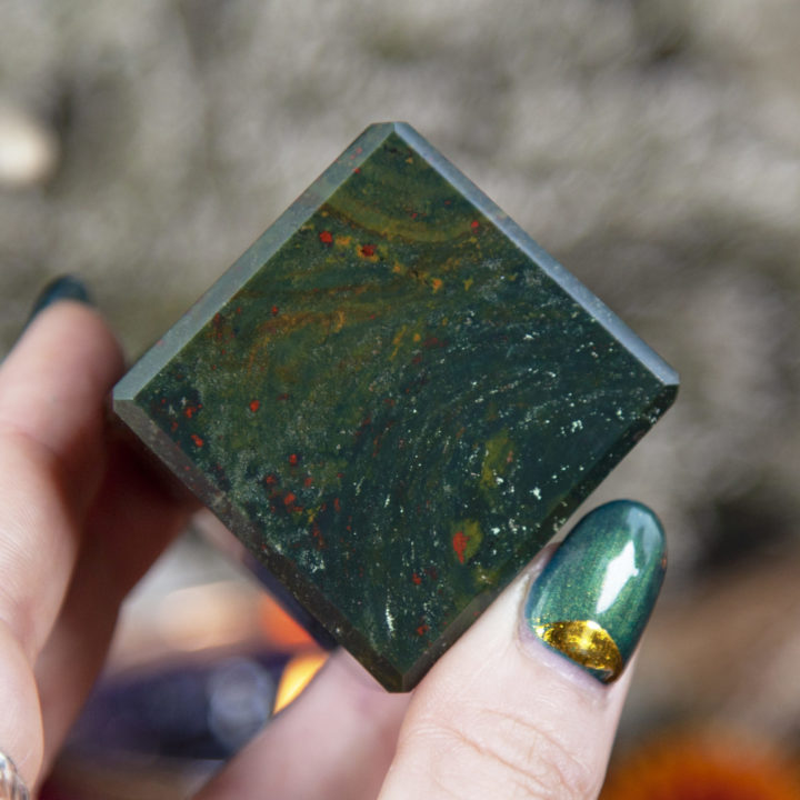 Healing and Stability Bloodstone Cubes