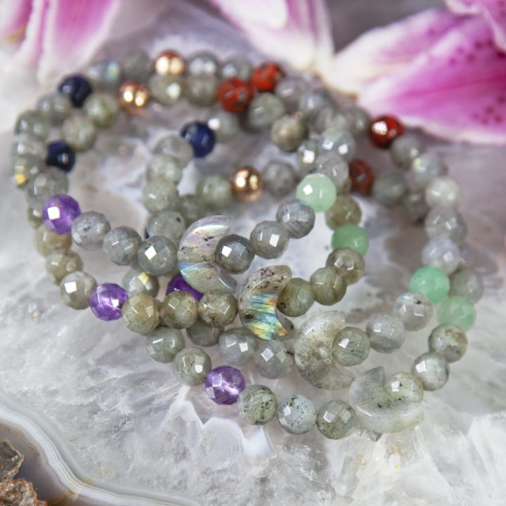 Labradorite Moon Intention Bracelets