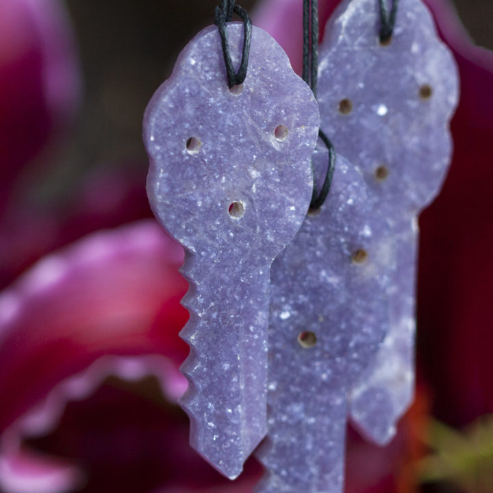 Lepidolite Key of Peace Pendants