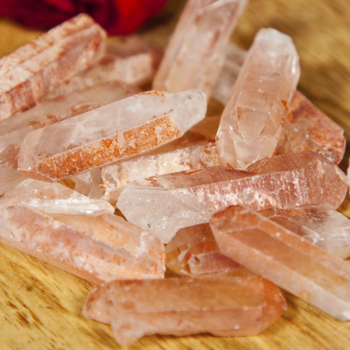 Natural Red Hematoid Quartz