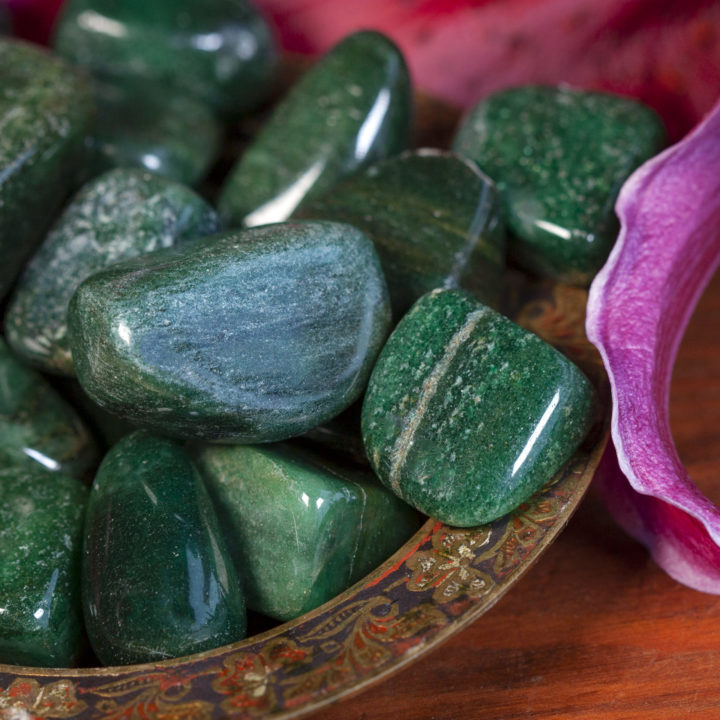 Tumbled Green Fuchsite