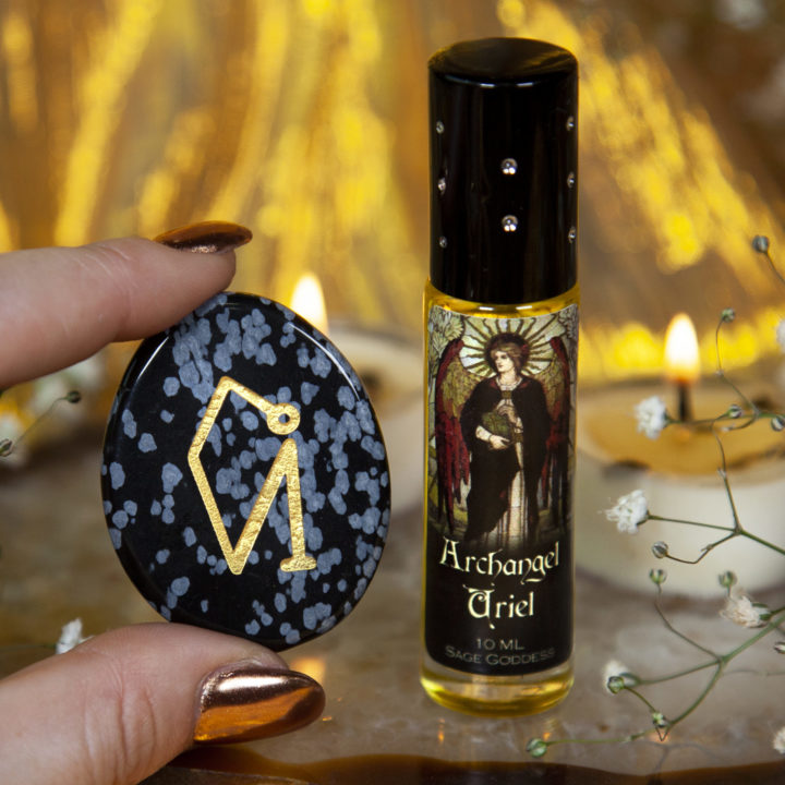 Archangel Perfume and Palm Stone Duo