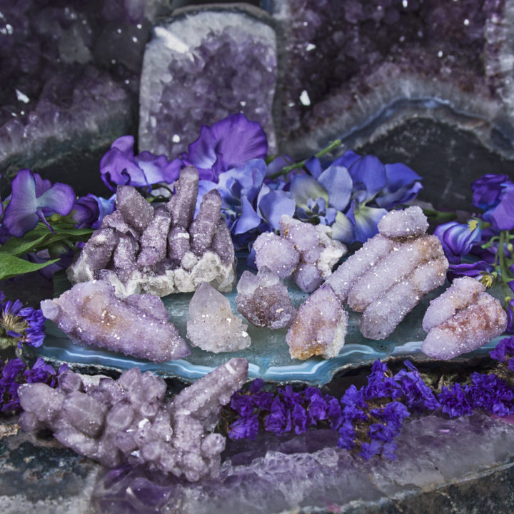 Amethyst Spirit Quartz Points