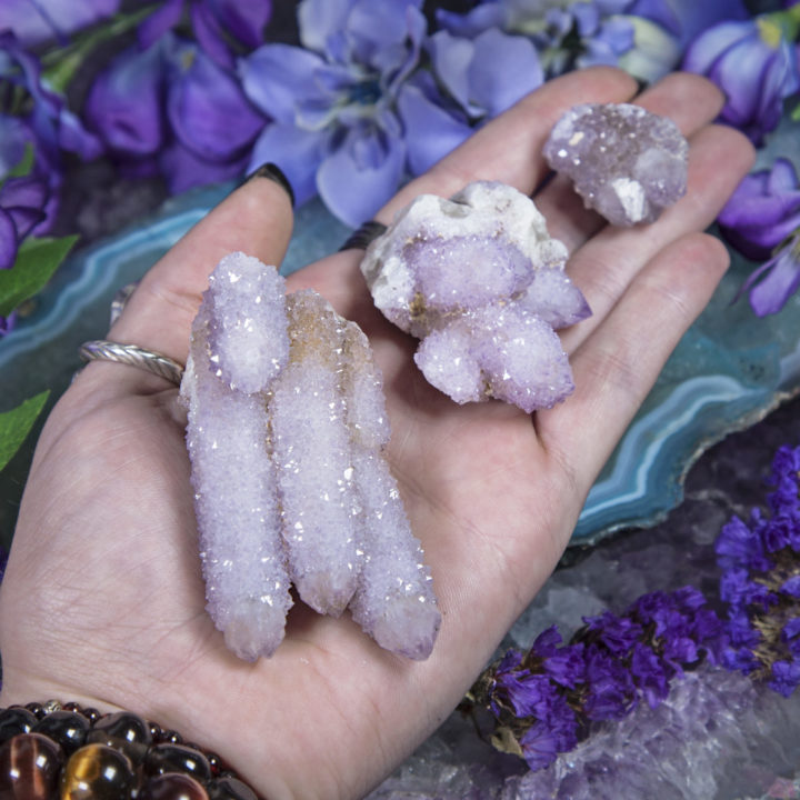 Amethyst Spirit Quartz Points