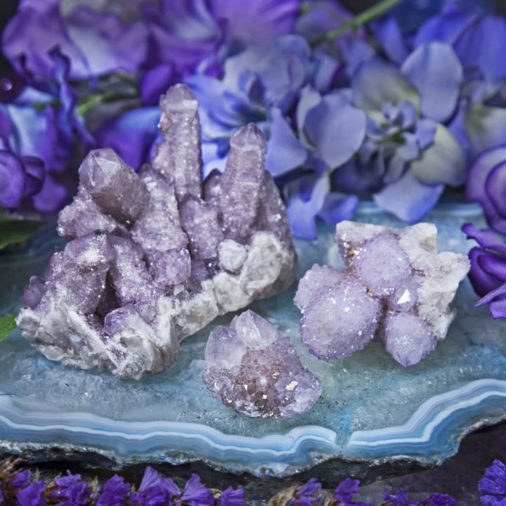 Amethyst Spirit Quartz Points