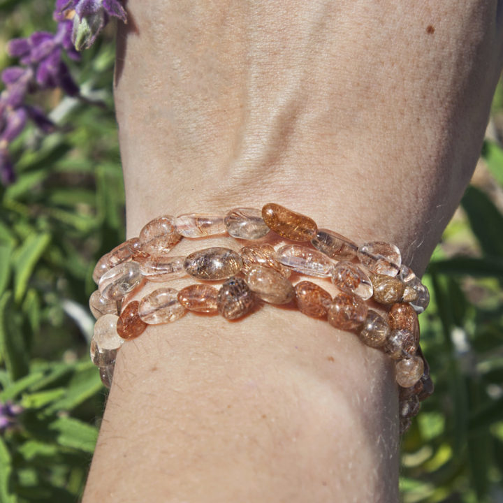 Rutilated Quartz Transformation Bracelets