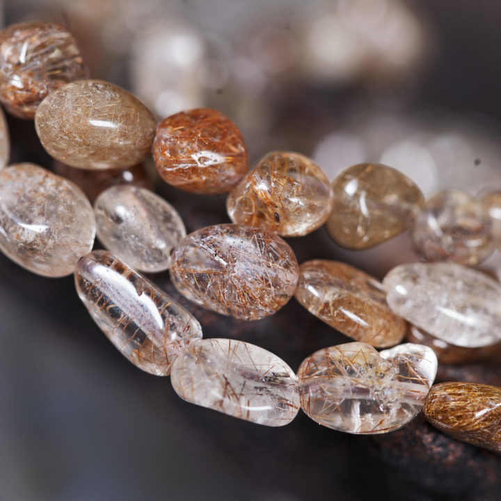 Rutilated Quartz Transformation Bracelets