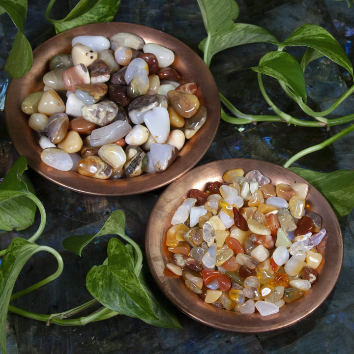 Tumbled Nevada Golden-Yellow Opal