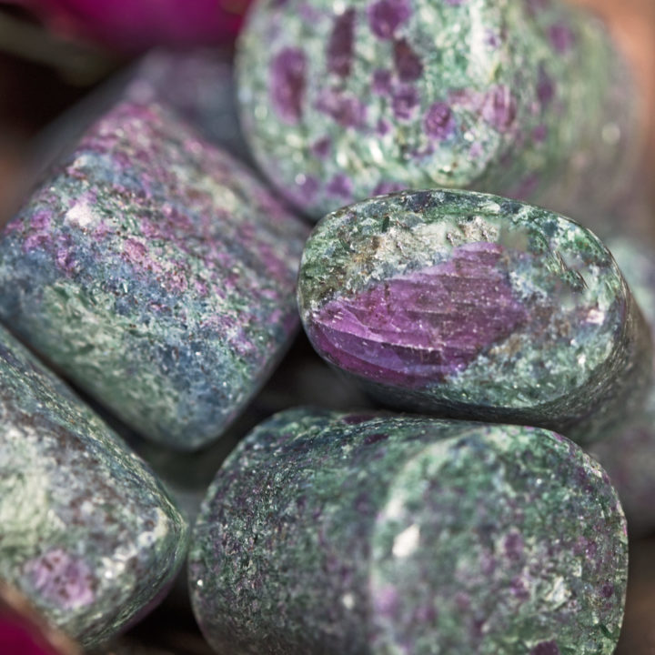 Tumbled Ruby Fuchsite