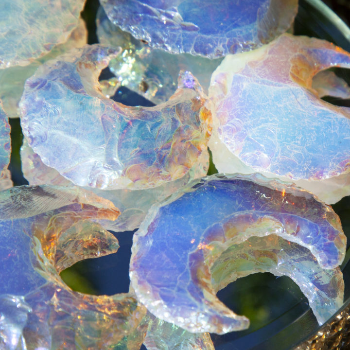 Aura Opalite Moons