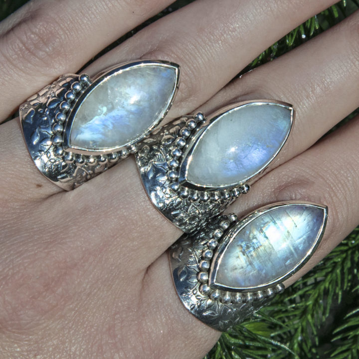 Athenas Moonstone Ring Replica