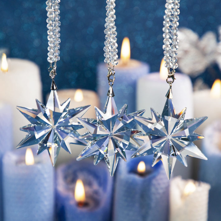 Crystal Snowflake Ornaments