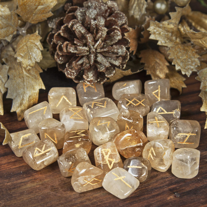 Citrine Rune Set