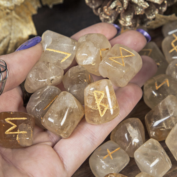 Citrine Rune Set