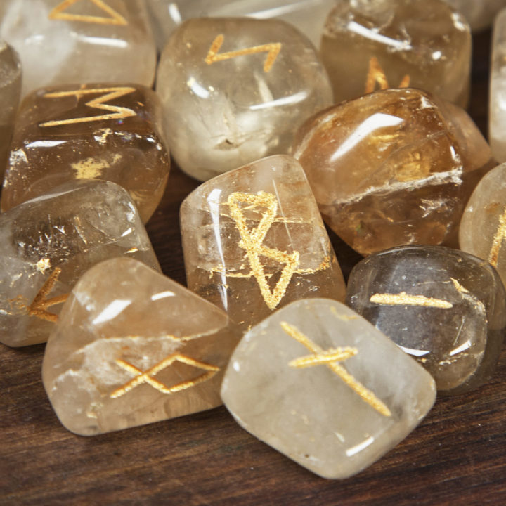 Citrine Rune Set