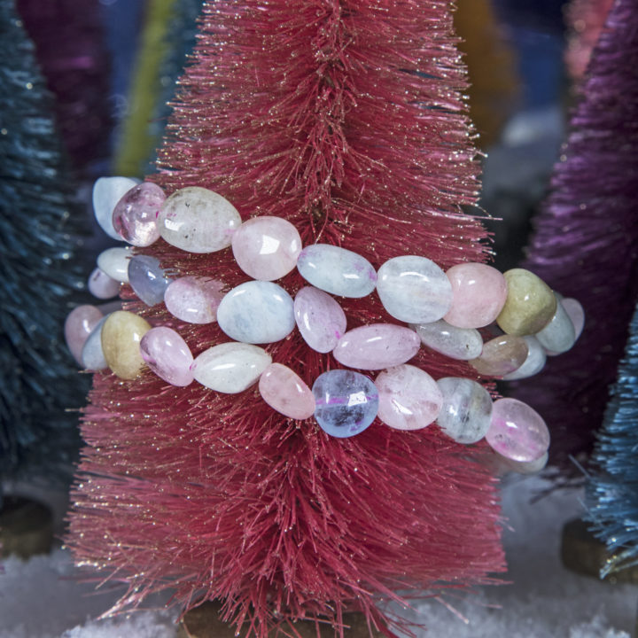 Morganite and Aquamarine Bracelet