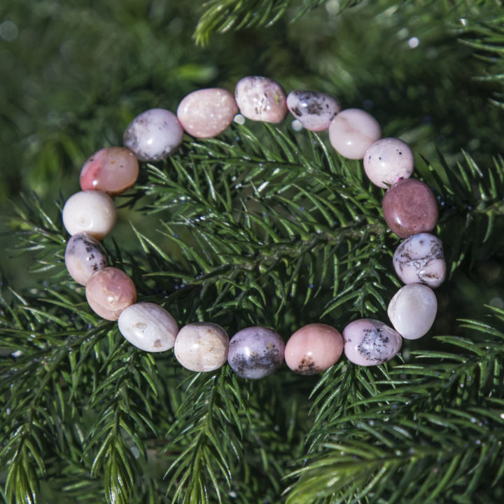 Peruvian Pink Opal Love Bracelet