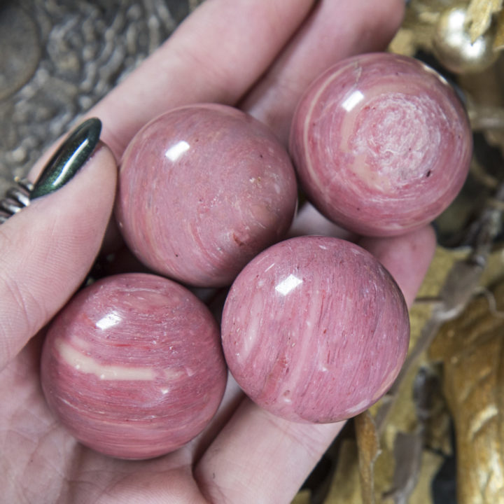 Pink Petrified Wood Sphere