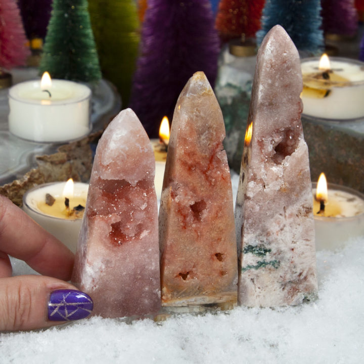 Raise the Peace Pink Amethyst Obelisk