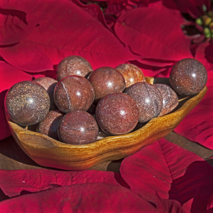 Release and Recover Red Aventurine Sphere