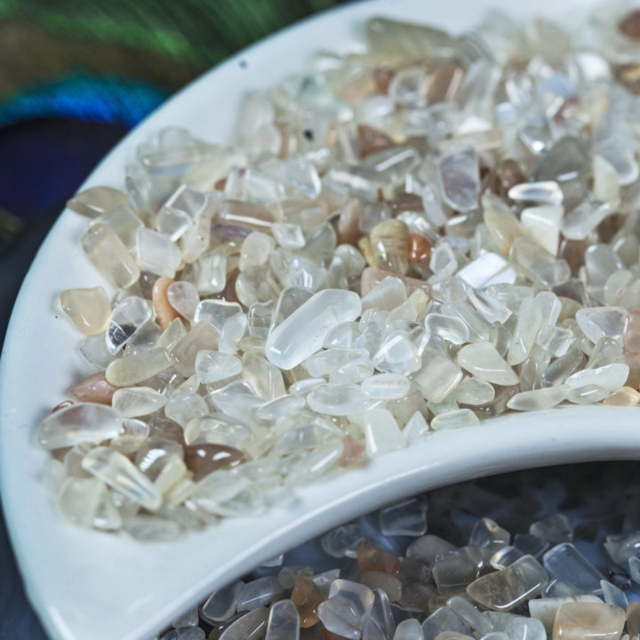 Tumbled Moonstone Chip Stones