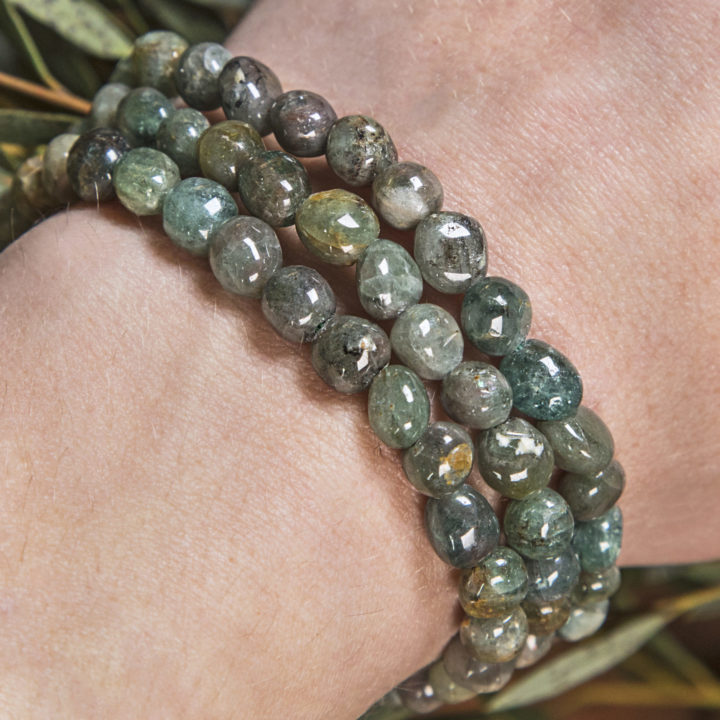 Healing Green Ray Diopside Bracelet