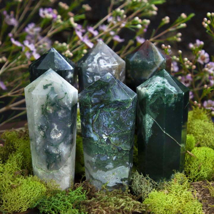 Infinite Healing Moss Agate Generator