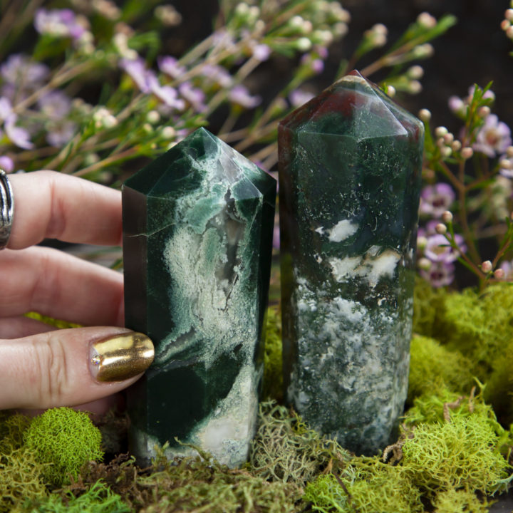 Infinite Healing Moss Agate Generator