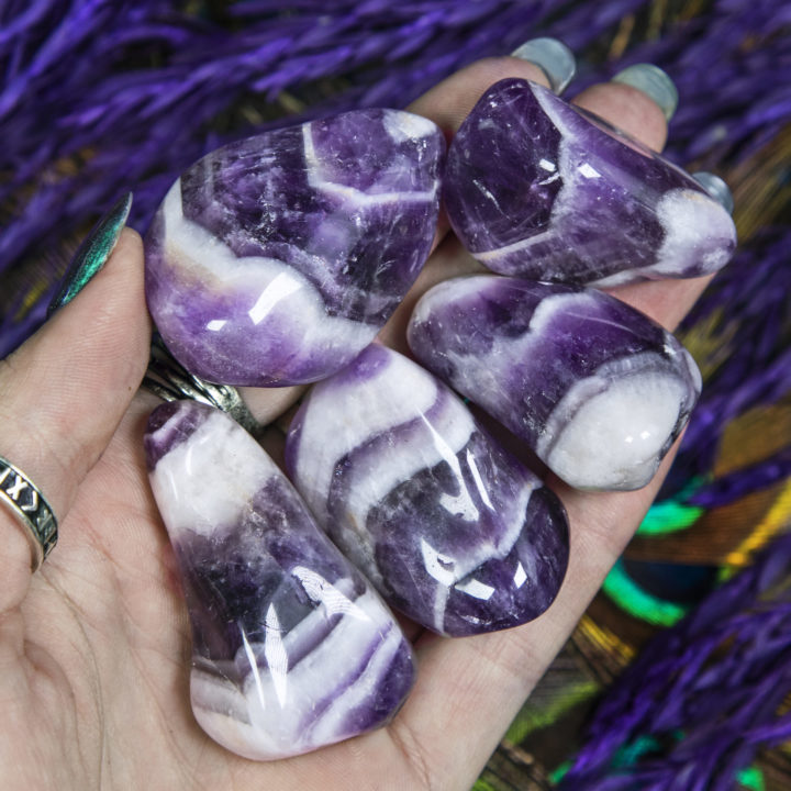 Large Tumbled Dream Amethyst