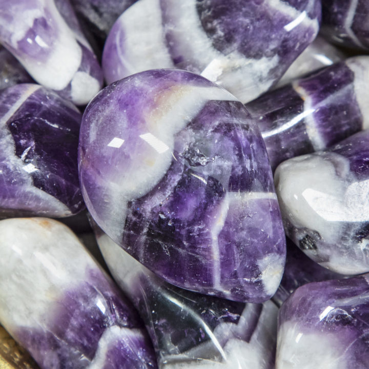 Large Tumbled Dream Amethyst