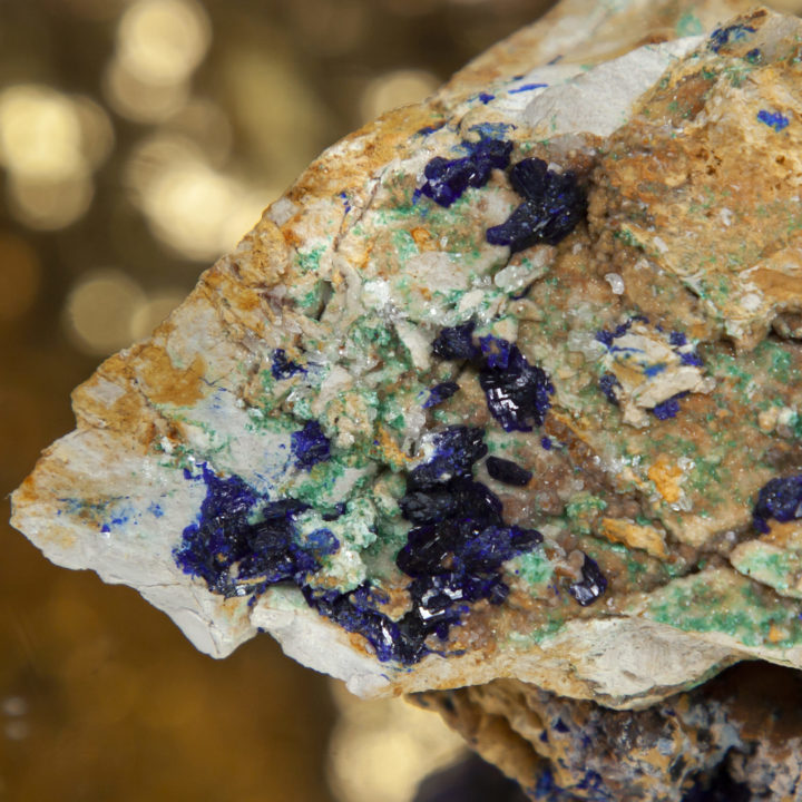 Lavender Azurite Cluster