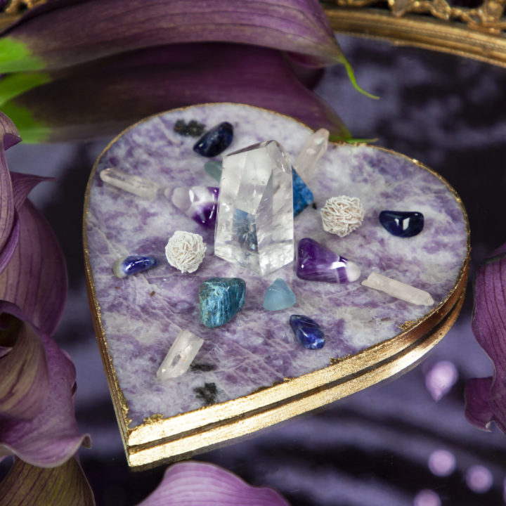 Peaceful Heart Crystal Grid