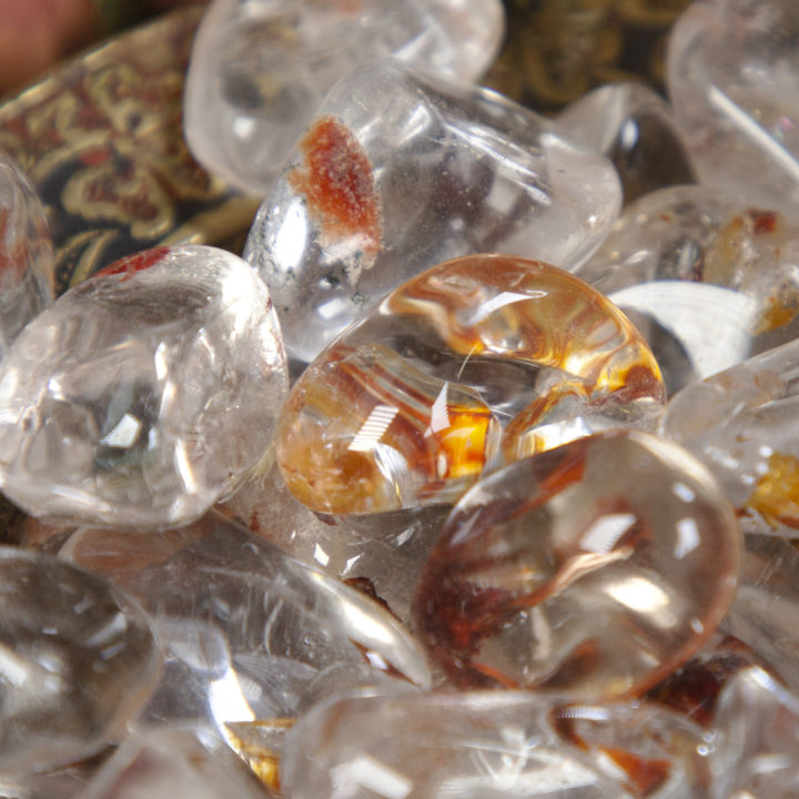 Tumbled Red Hematoid Quartz